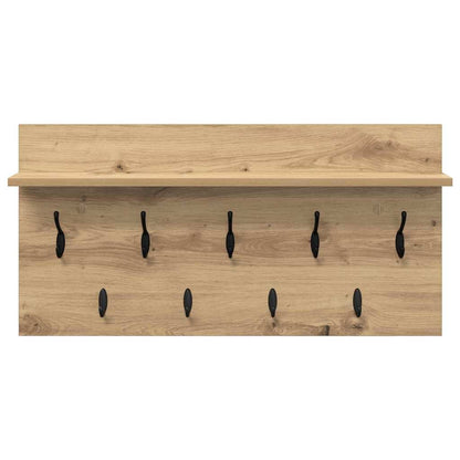 Nástěnný Věšák Na Kabáty Nástěnná Montáž Artisanový Dub