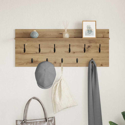 Nástěnný Věšák Na Kabáty Nástěnná Montáž Artisanový Dub