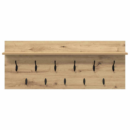 Nástěnný Věšák Na Kabáty Nástěnná Montáž Artisanový Dub