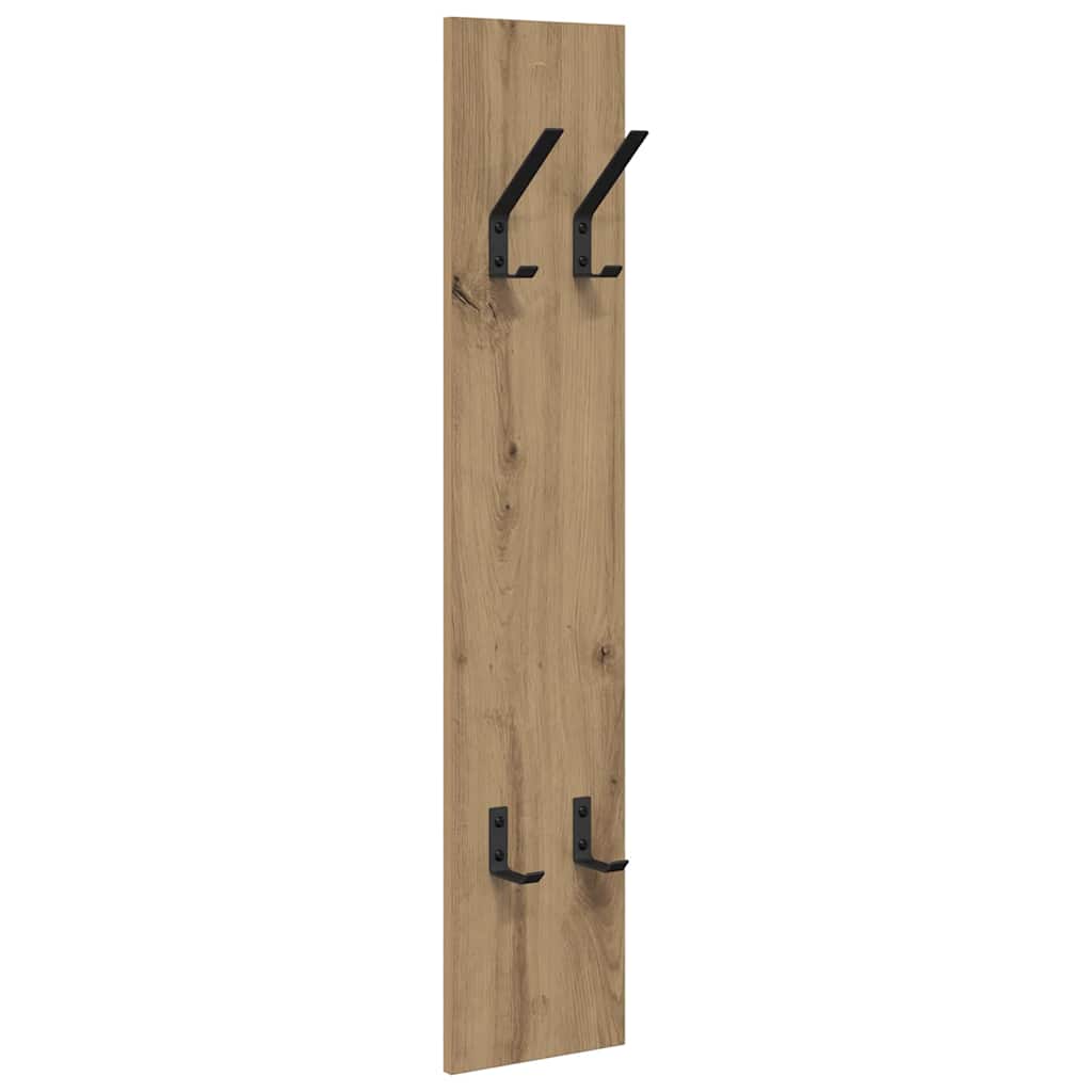 Nástěnný Věšák Na Kabáty Nástěnná Montáž Artisanový Dub