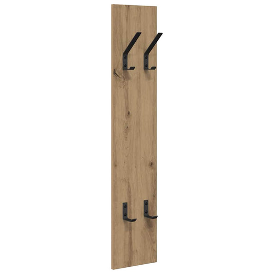 Nástěnný Věšák Na Kabáty Nástěnná Montáž Artisanový Dub