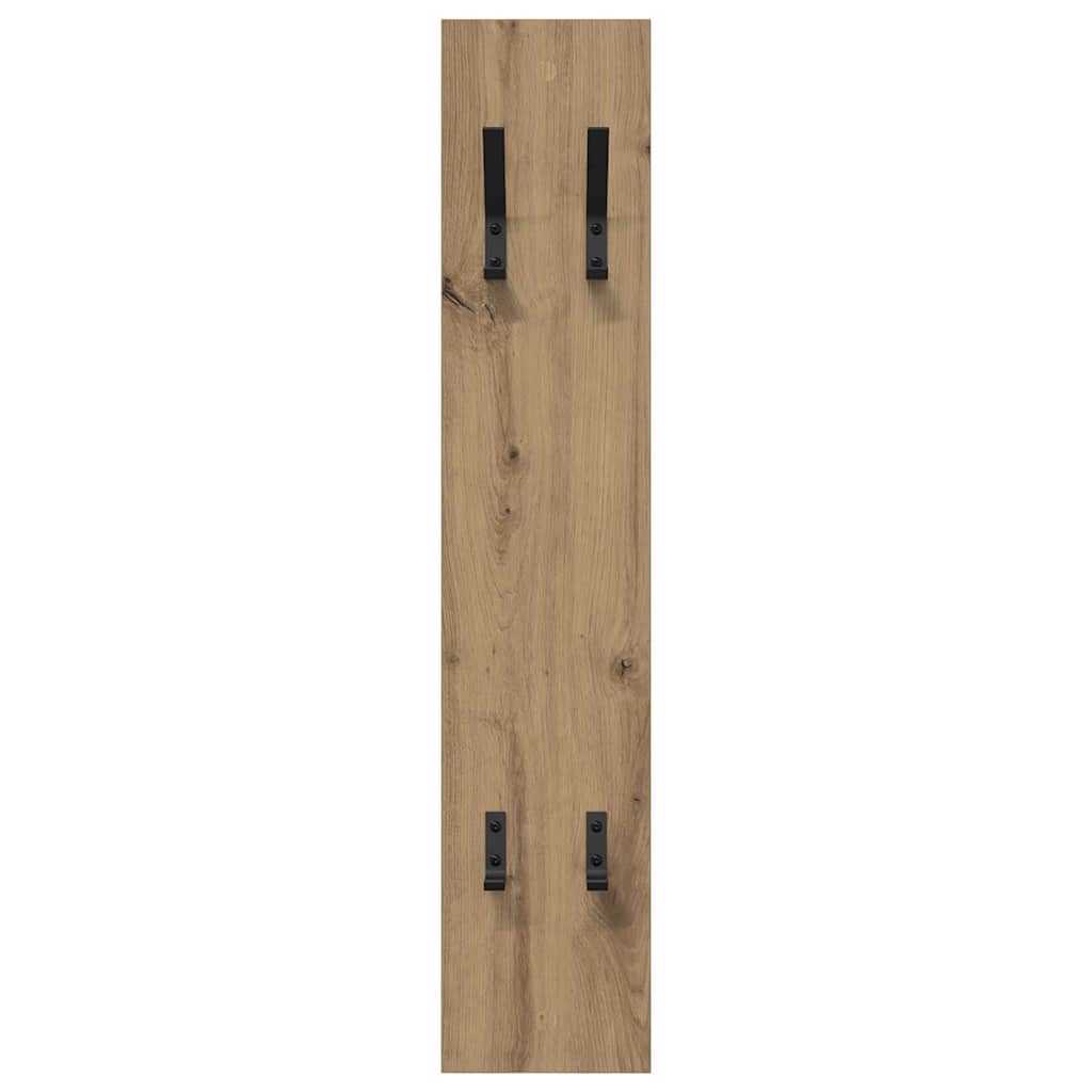 Nástěnný Věšák Na Kabáty Nástěnná Montáž Artisanový Dub