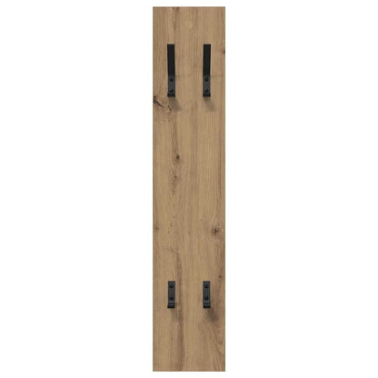 Nástěnný Věšák Na Kabáty Nástěnná Montáž Artisanový Dub