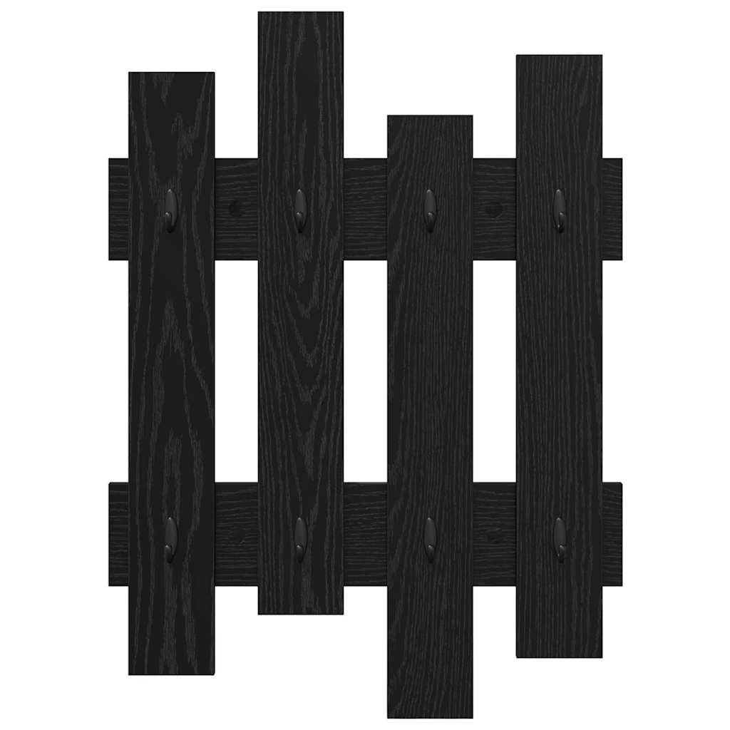 Nástěnný Věšák Na Kabáty Nástěnná Montáž Černý Dub