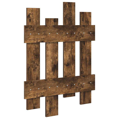 Nástěnný Věšák Na Kabáty Nástěnná Montáž Kouřový Dub