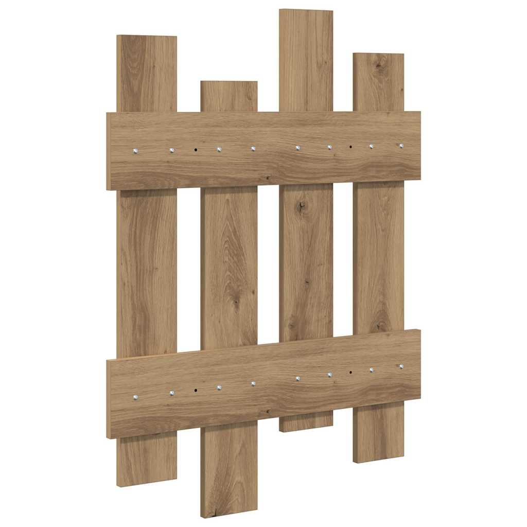 Nástěnný Věšák Na Kabáty Nástěnná Montáž Artisanový Dub
