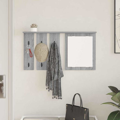 Nástěnný Věšák Na Kabáty Nástěnná Montáž Šedá Sonoma
