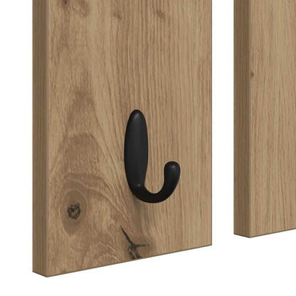 Nástěnný Věšák Na Kabáty Nástěnná Montáž Dub Artisan