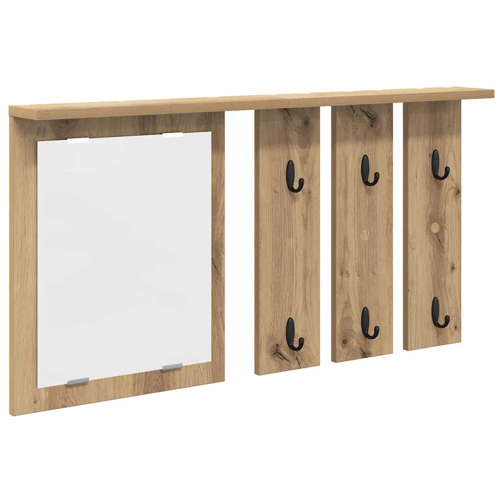Nástěnný Věšák Na Kabáty Nástěnná Montáž Dub Artisan