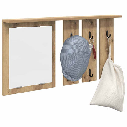 Nástěnný Věšák Na Kabáty Nástěnná Montáž Dub Artisan