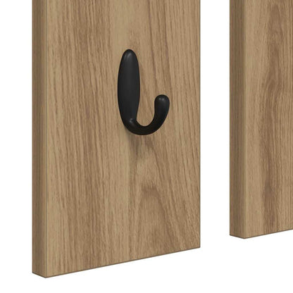 Nástěnný Věšák Na Kabáty Nástěnná Montáž Dub Artisan