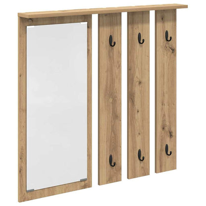 Nástěnný Věšák Na Kabáty Nástěnná Montáž Dub Artisan