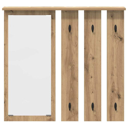 Nástěnný Věšák Na Kabáty Nástěnná Montáž Dub Artisan