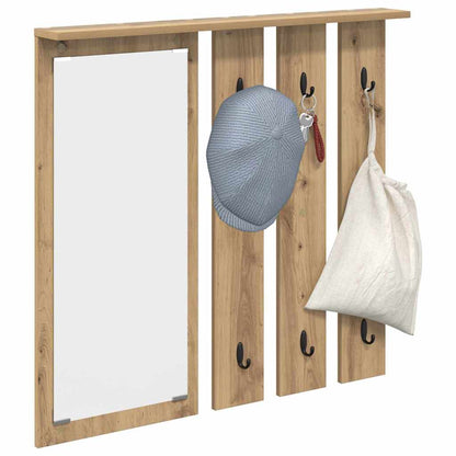 Nástěnný Věšák Na Kabáty Nástěnná Montáž Dub Artisan