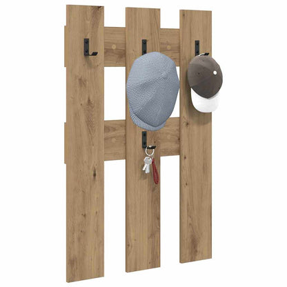 Nástěnný Věšák Na Kabáty Nástěnná Montáž Artisanový Dub