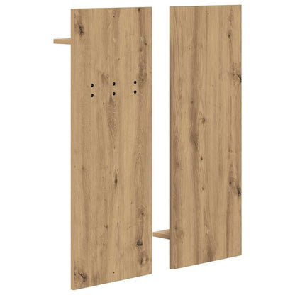 Nástěnný Věšák Na Kabáty Nástěnná Montáž Artisanový Dub