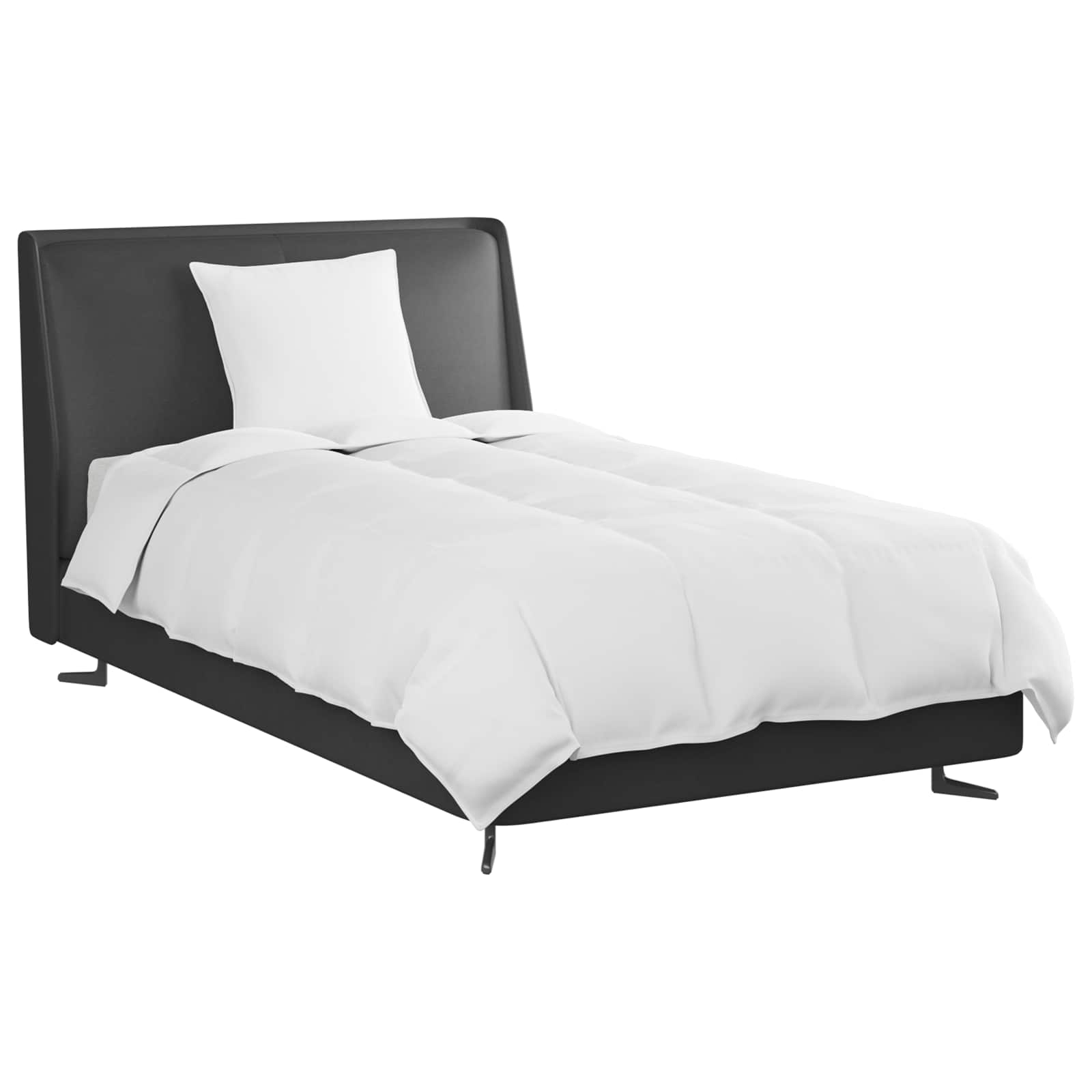 Zimní Přikrývka S Polštářem 2 Pcs Bílá Peří