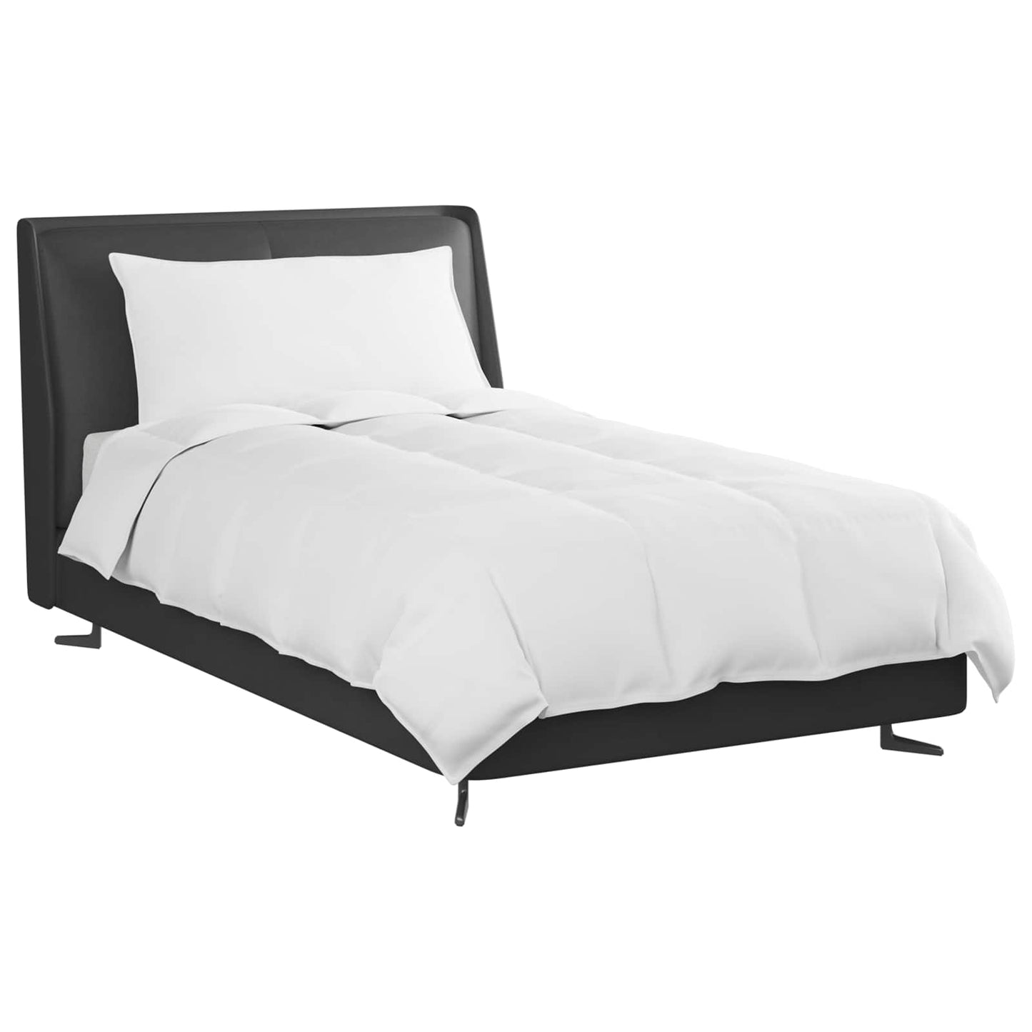 Zimní Přikrývka S Polštářem 2 Pcs Bílá Peří