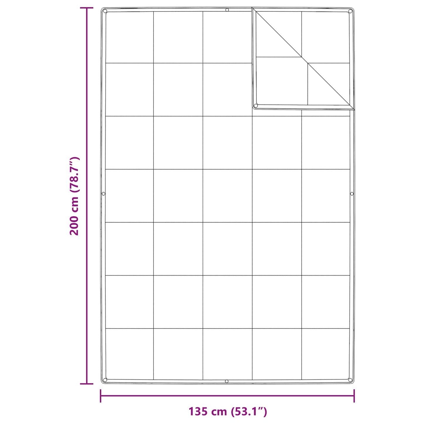 2-In-1 Duvet S Polštářem 2 Pcs Bílá Peří