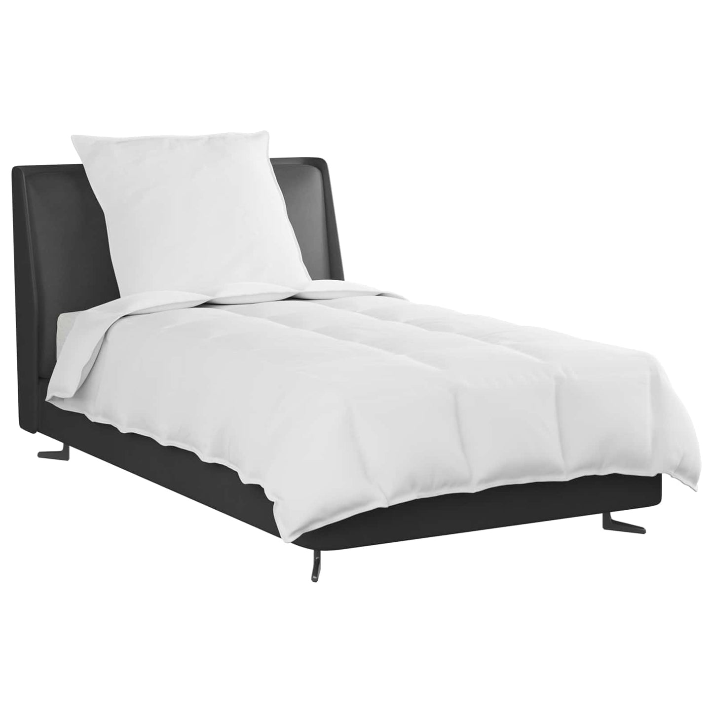 2-In-1 Duvet S Polštářem 2 Pcs Bílá Peří