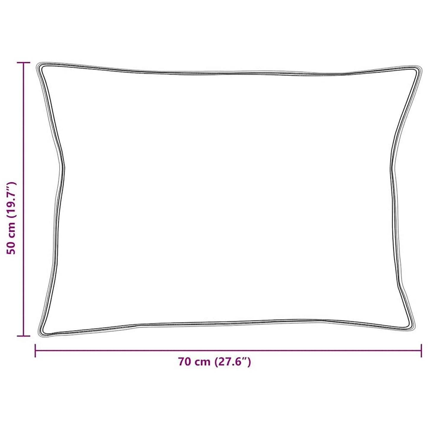 2-In-1 Duvet S Polštářem 2 Pcs Bílá Peří