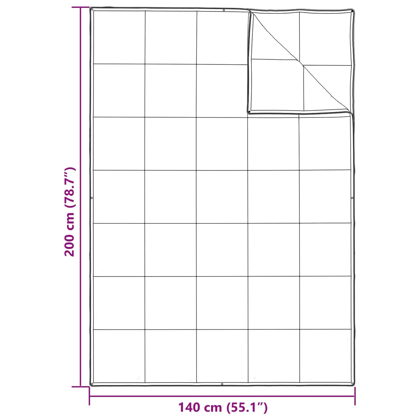 2-In-1 Duvet S Polštářem 2 Pcs Bílá Peří