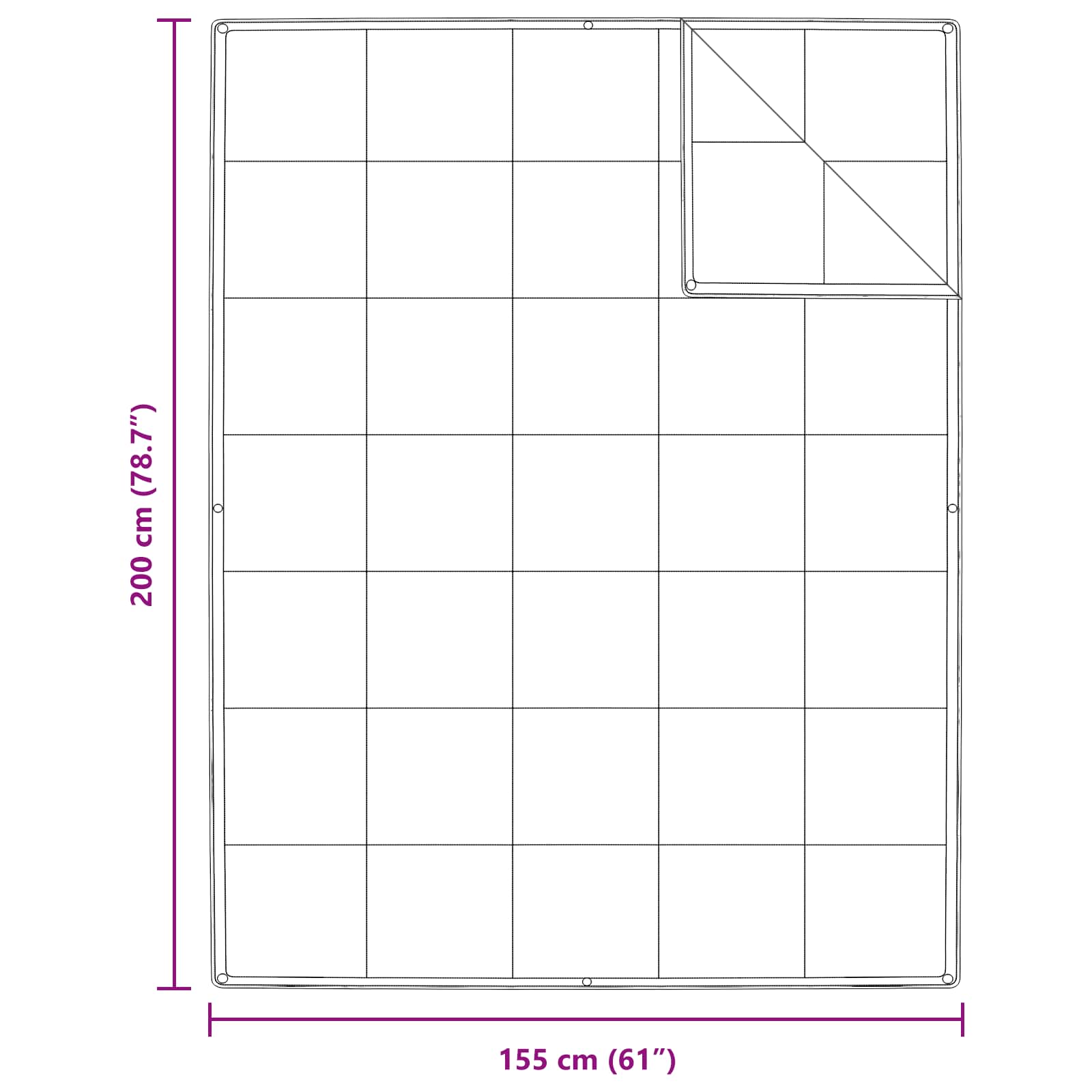 2-In-1 Duvet S Polštářem 2 Pcs Bílá Peří