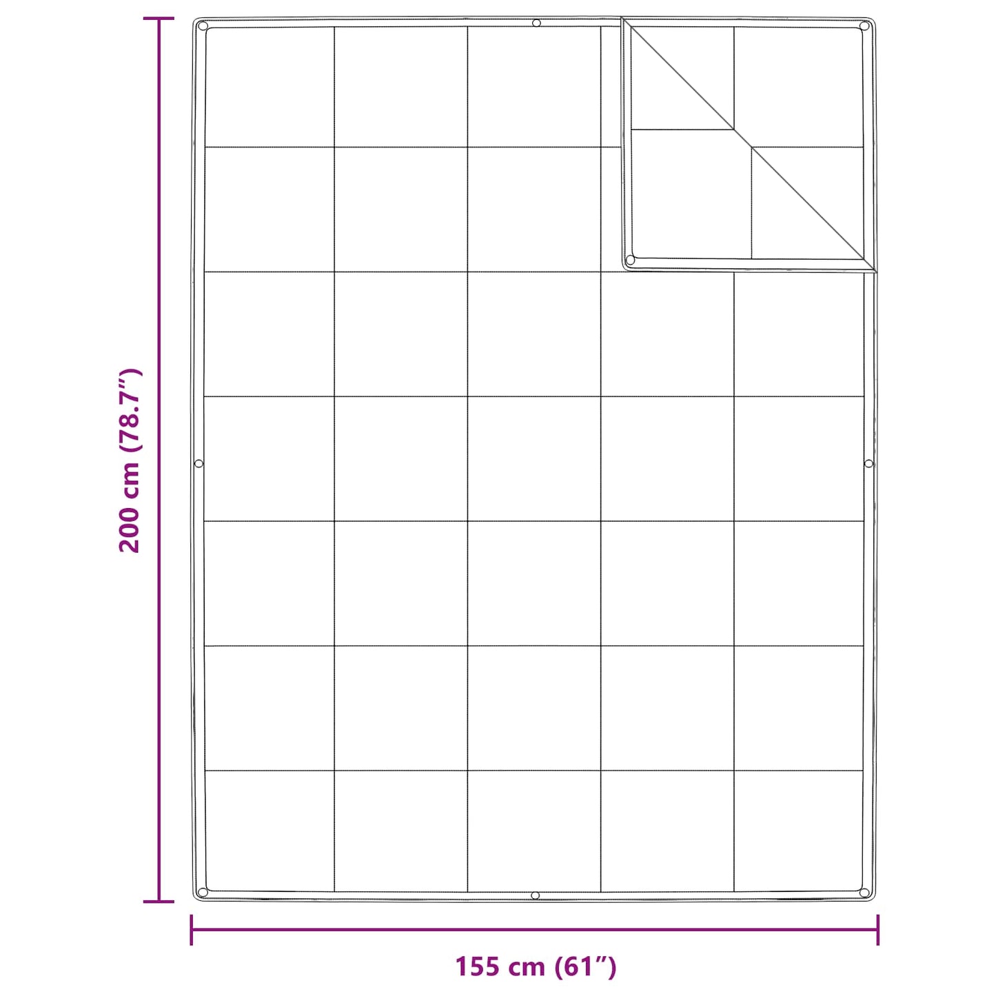 2-In-1 Duvet S Polštářem 2 Pcs Bílá Peří