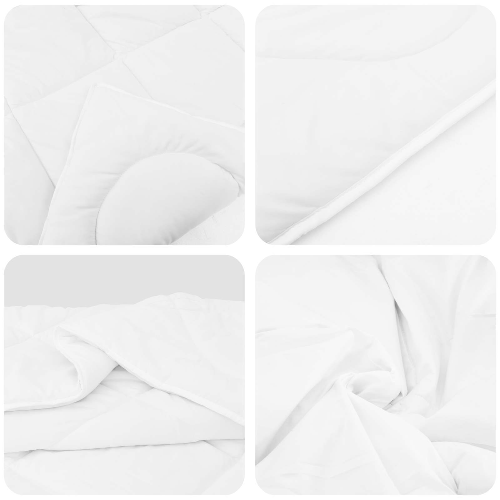 Přikrývka S Polštářem 2 Pcs Bílá Mikrovlákno