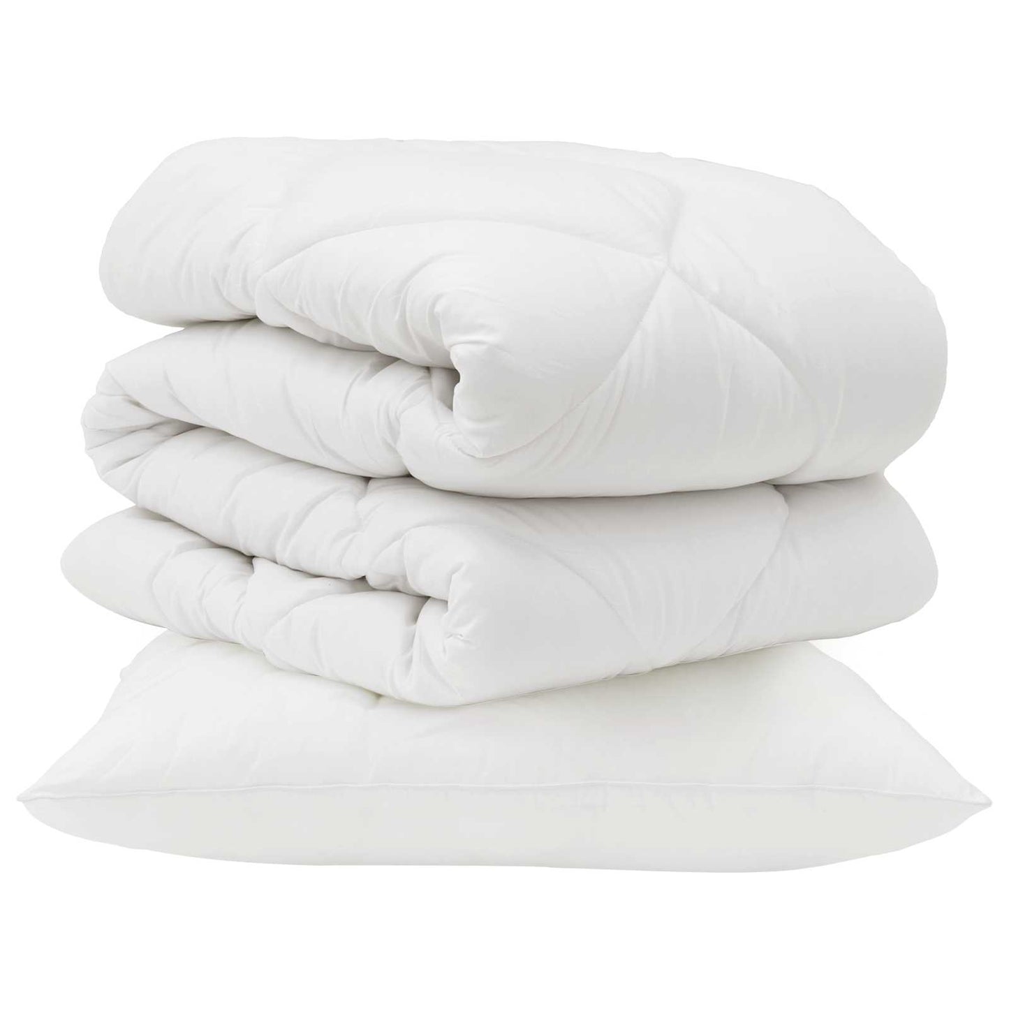 Přikrývka S Polštářem 2 Pcs Bílá Mikrovlákno