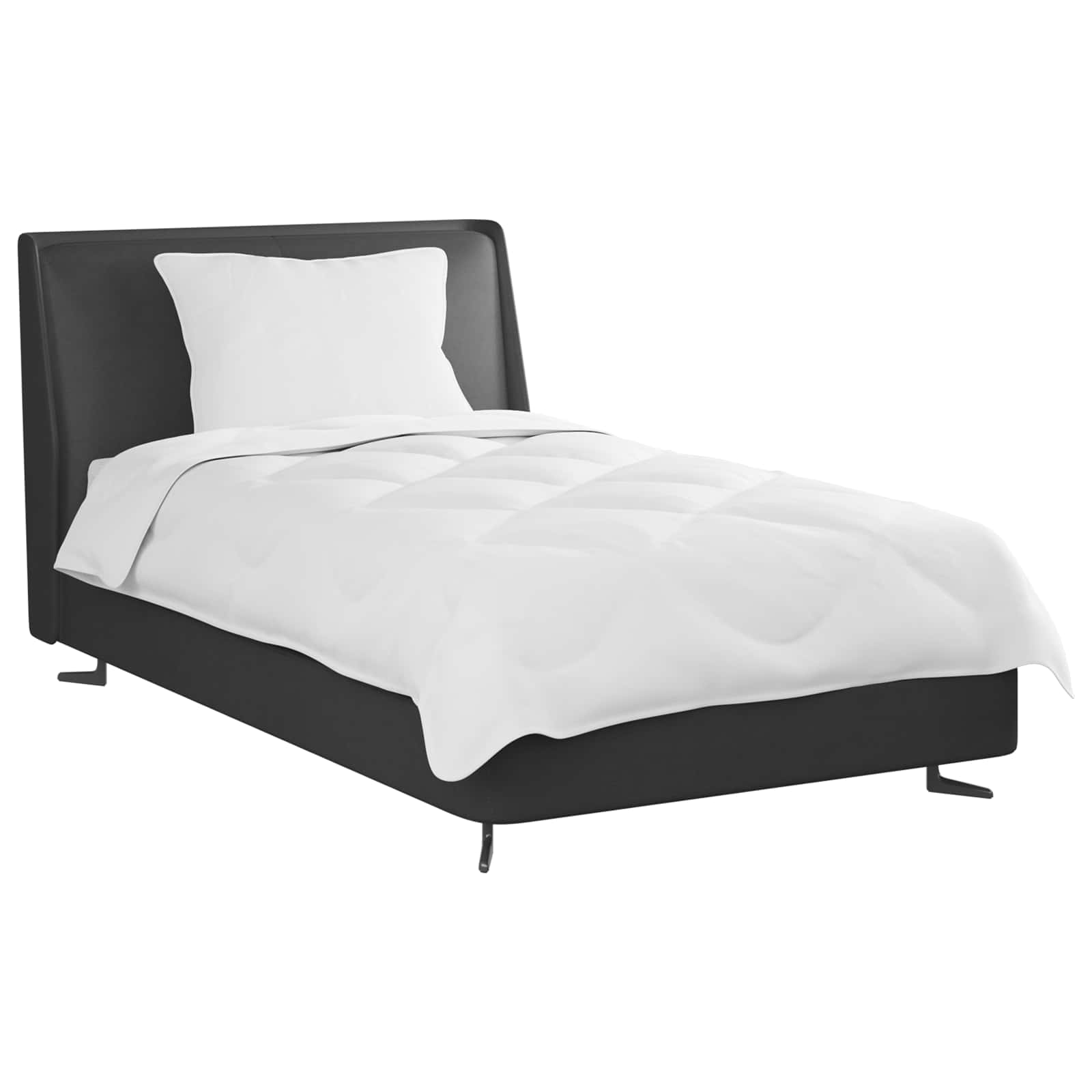Sada Přikrývek S Polštářem 2 Pcs Bílá Mikrovlákno