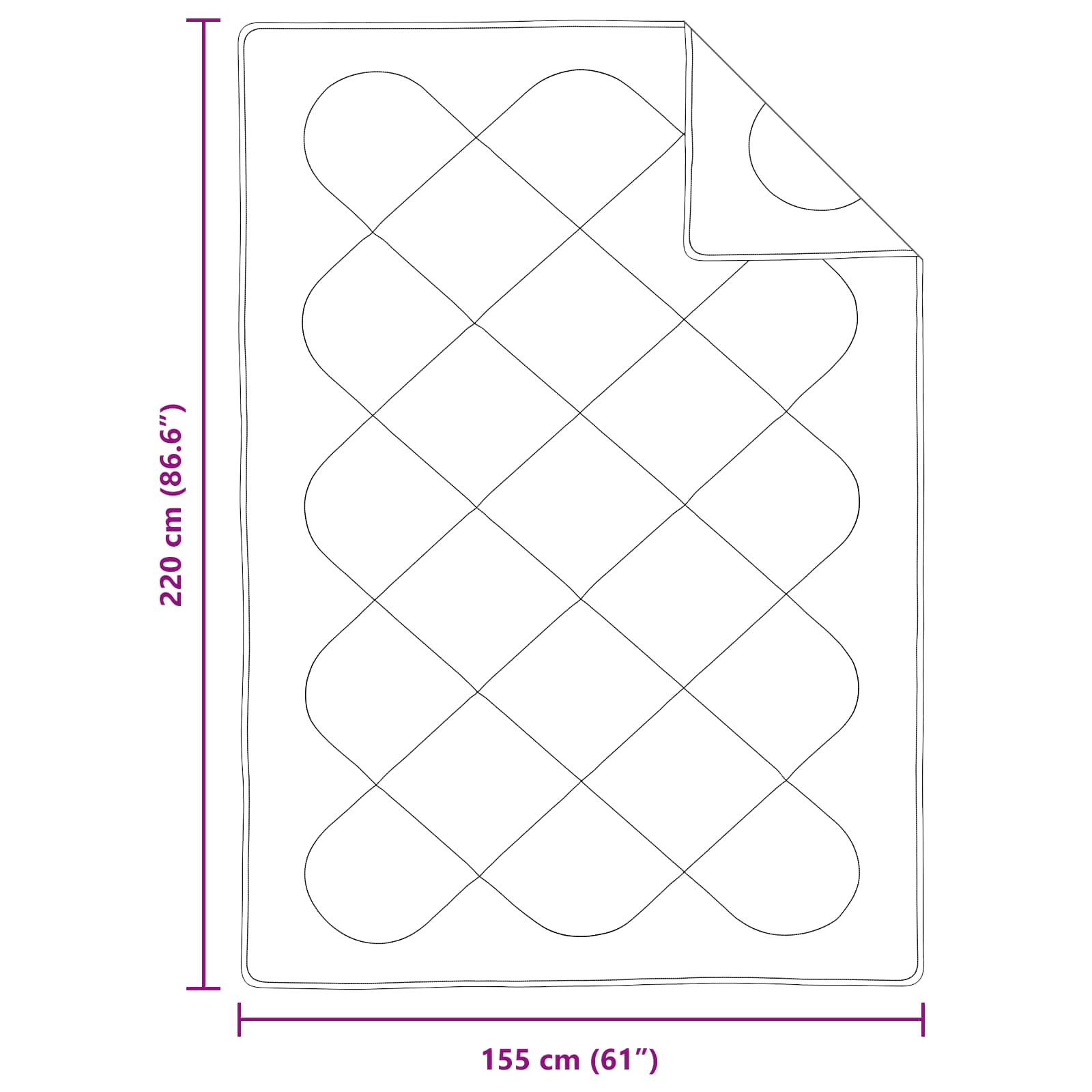 Sada Přikrývek S Polštářem 2 Pcs Bílá Mikrovlákno