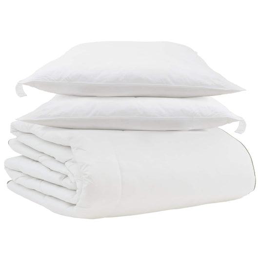 Zimní Přikrývka S Polštářem 3 Pcs Bílá Peří