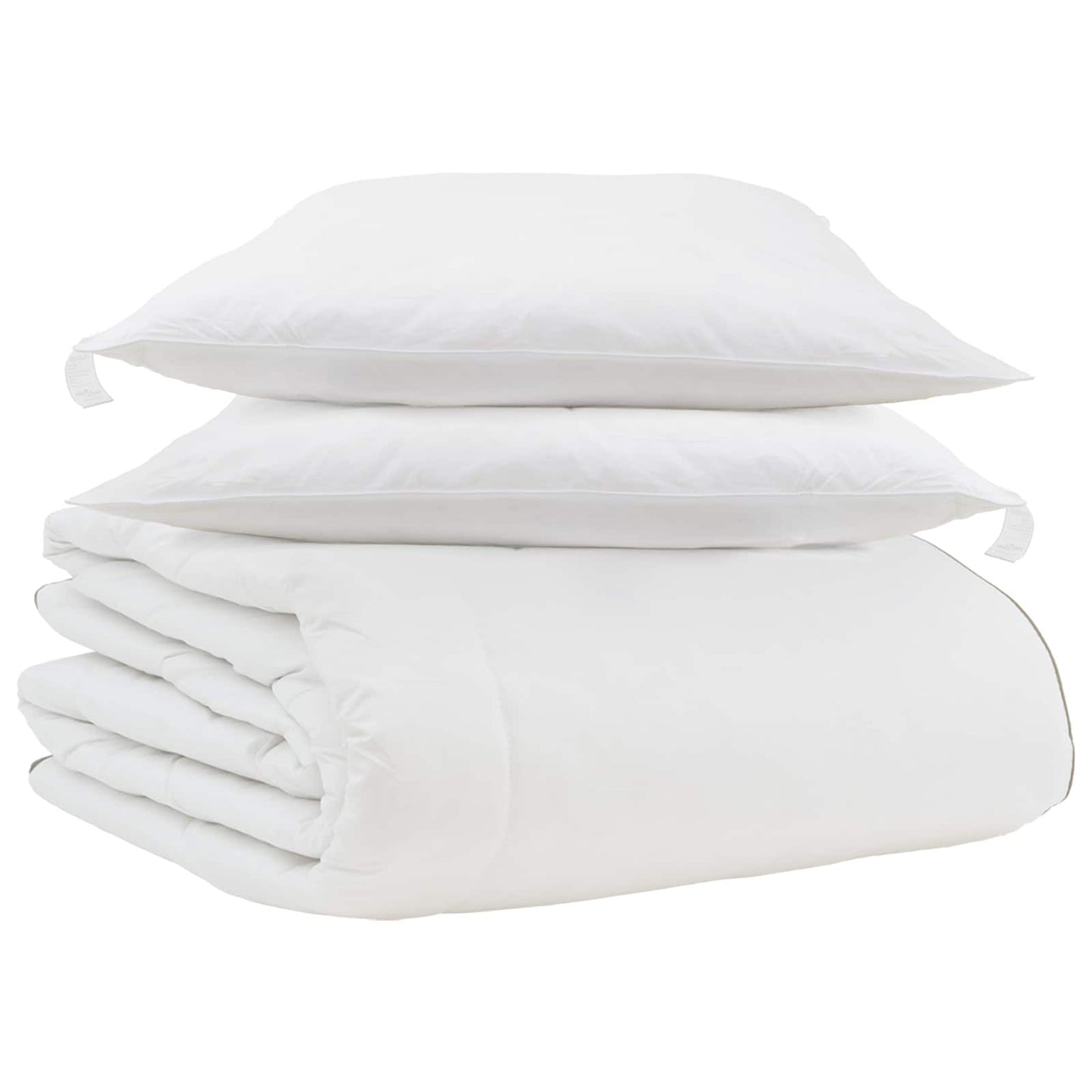 Zimní Přikrývka S Polštářem 3 Pcs Bílá Peří