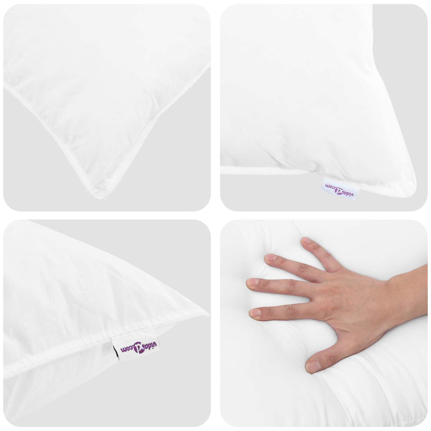 Zimní Přikrývka S Polštářem 3 Pcs Bílá Peří