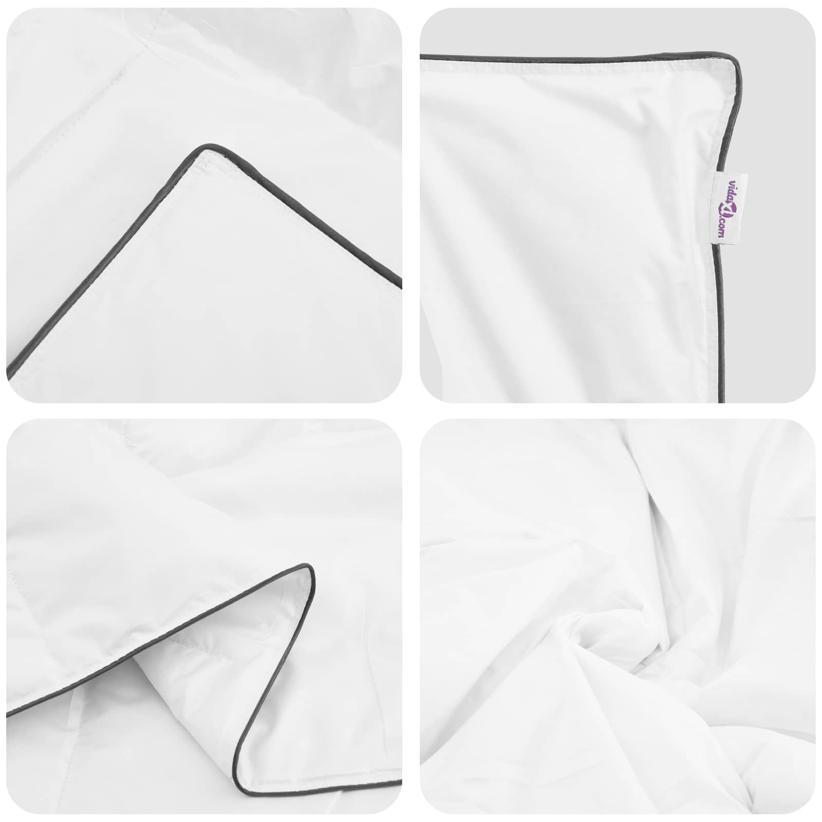 Zimní Přikrývka S Polštářem 3 Pcs Bílá Peří