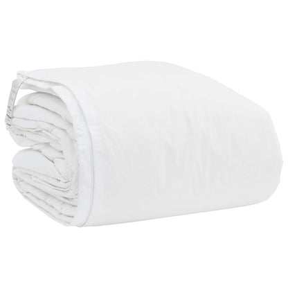 Sada Přikrývek S Polštářem 3 Pcs Bílá Peří