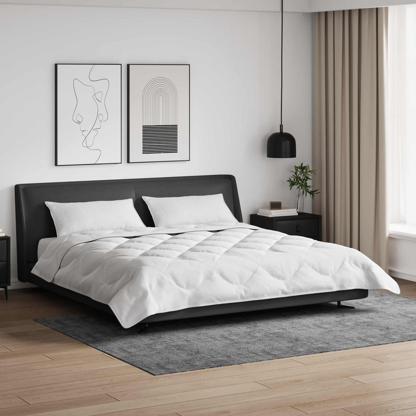 Přikrývka S Polštářem 3 Pcs Bílá Mikrovlákno