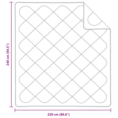 Přikrývka S Polštářem 3 Pcs Bílá Mikrovlákno