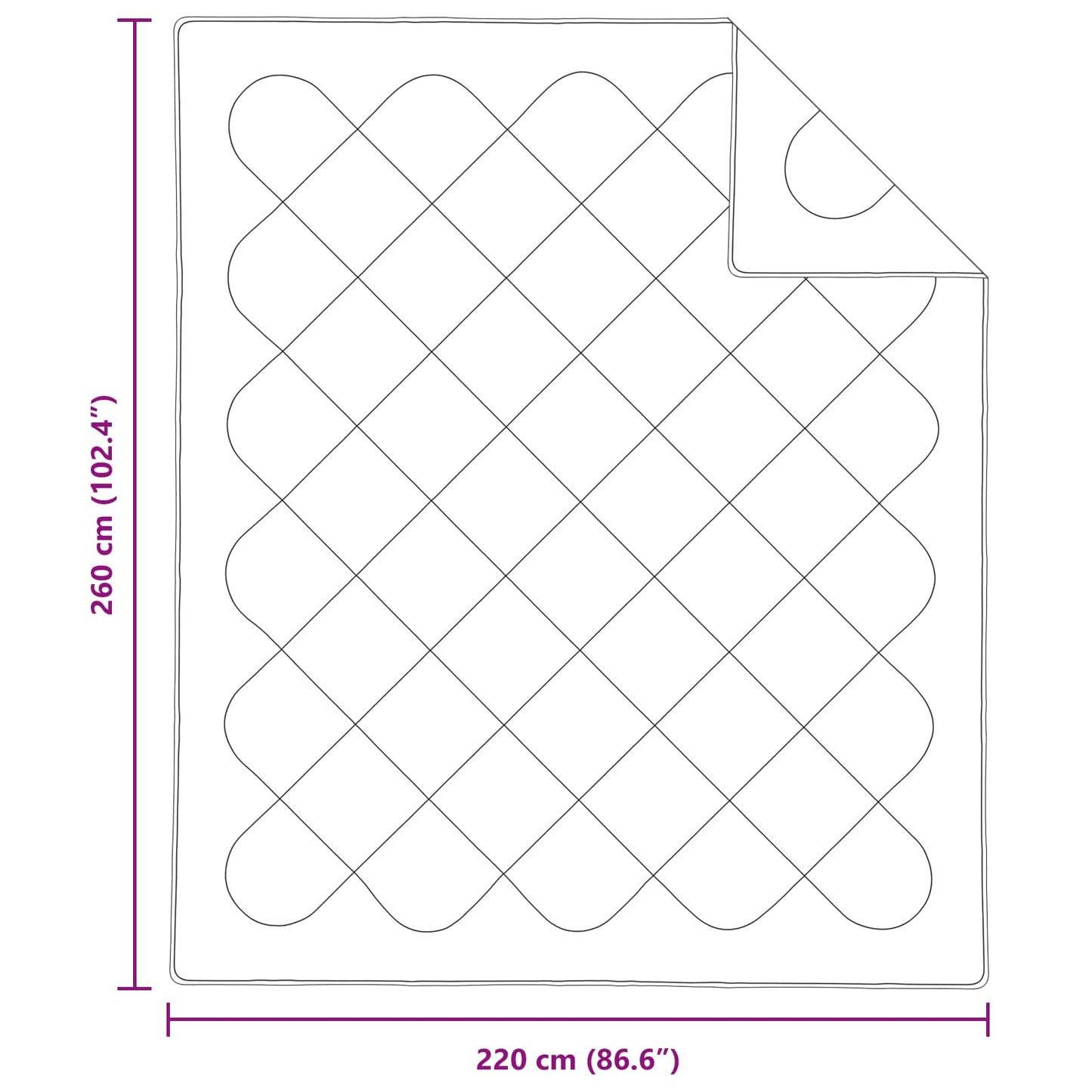 Přikrývka S Polštářem 3 Pcs Bílá Mikrovlákno