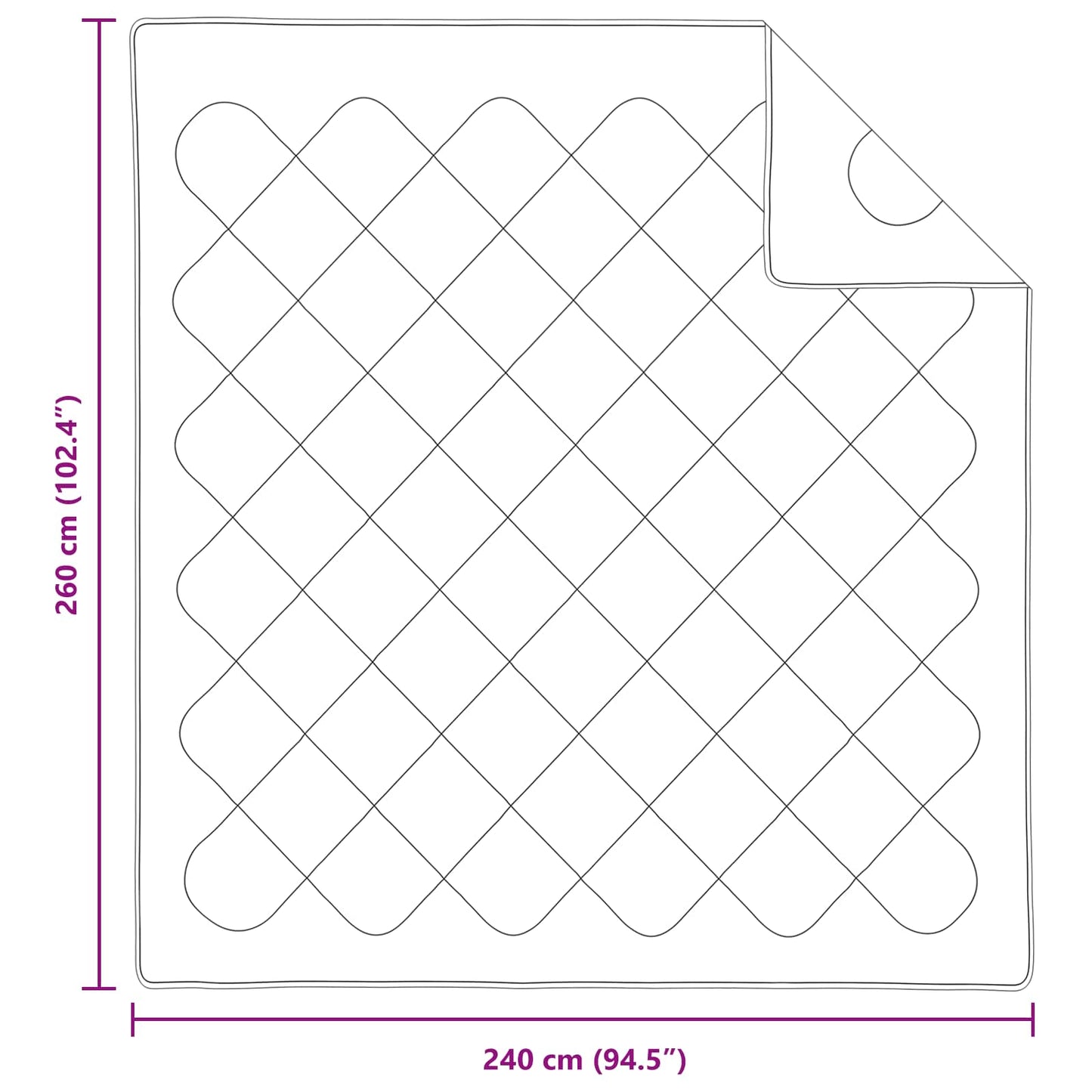 Přikrývka S Polštářem 3 Pcs Bílá Mikrovlákno