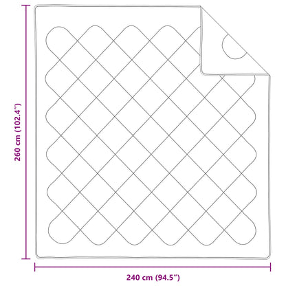 Přikrývka S Polštářem 3 Pcs Bílá Mikrovlákno