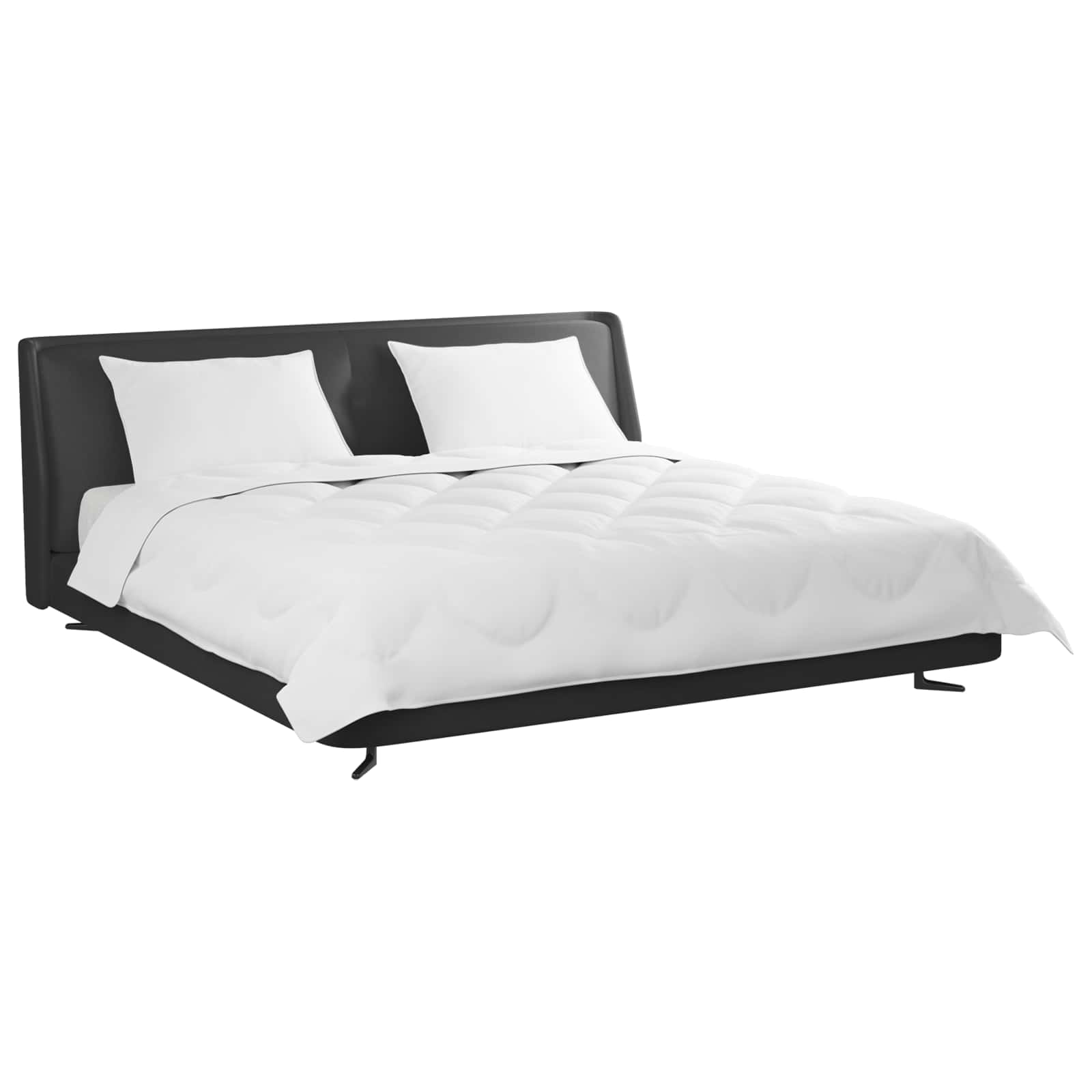 Přikrývka Na Všechny Sezóny S Polštářem 3 Pcs Bílá Mikrovlákno