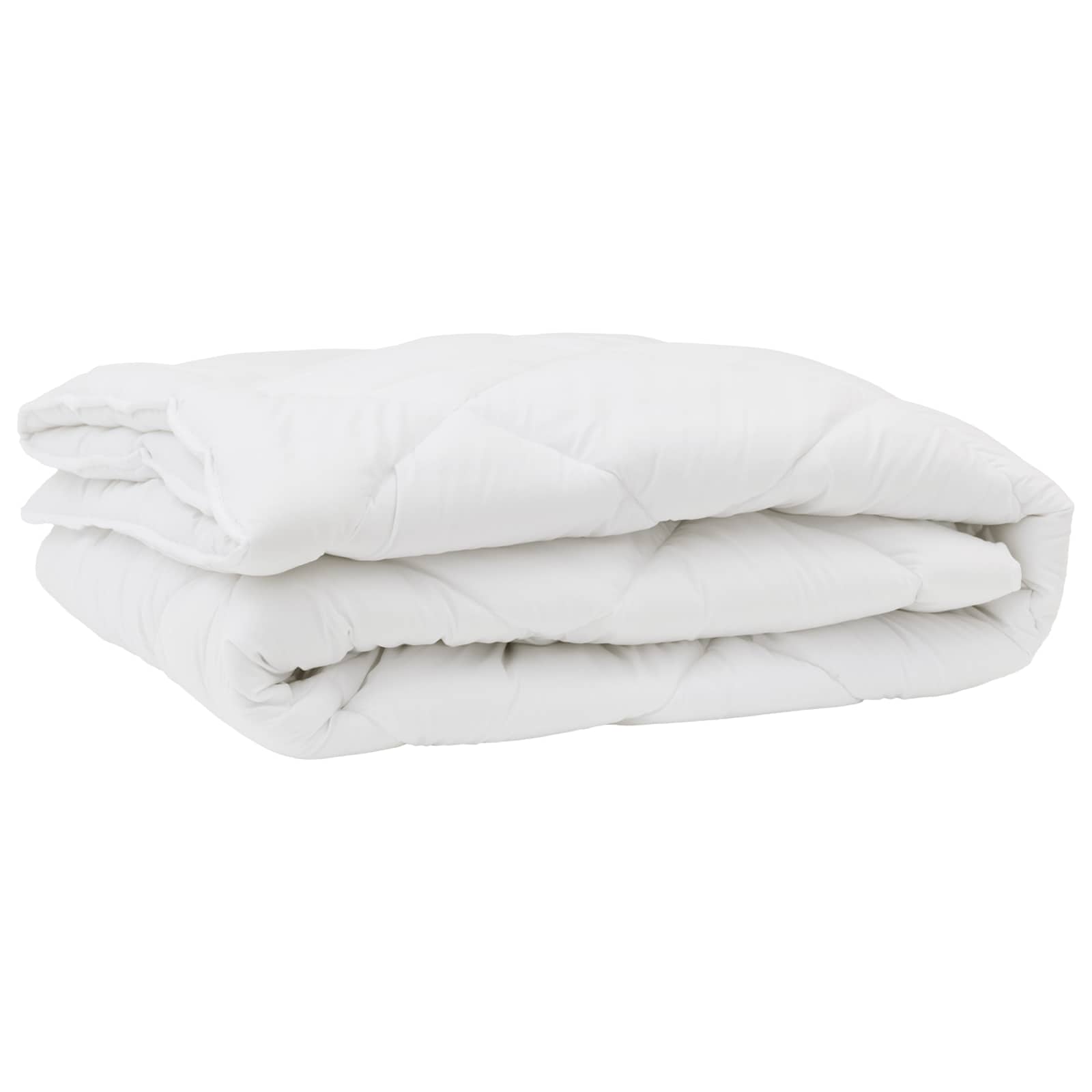 Přikrývka Na Všechny Sezóny S Polštářem 3 Pcs Bílá Mikrovlákno