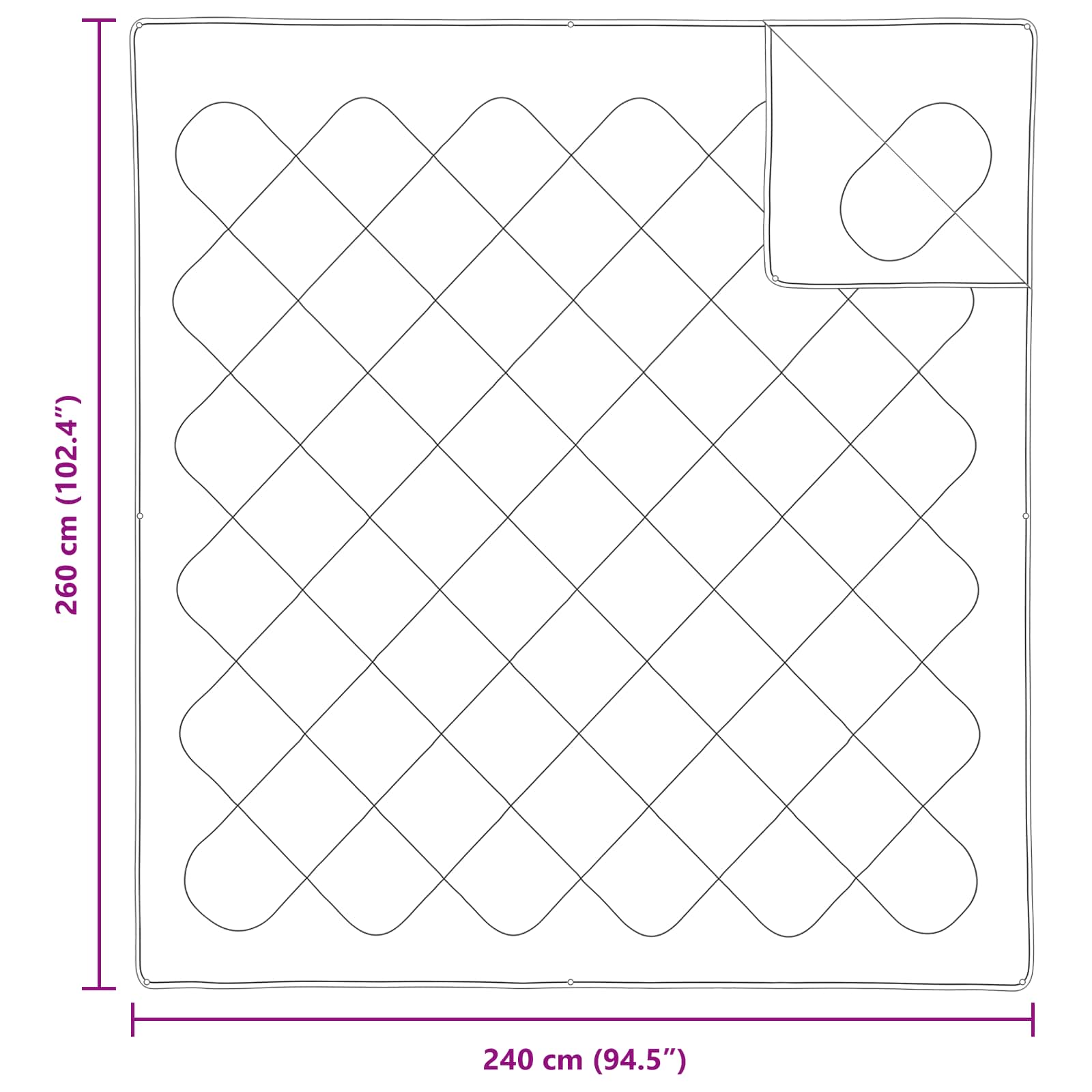 Sada Přikrývek S Polštářem 3 Pcs Bílá Mikrovlákno A Peří