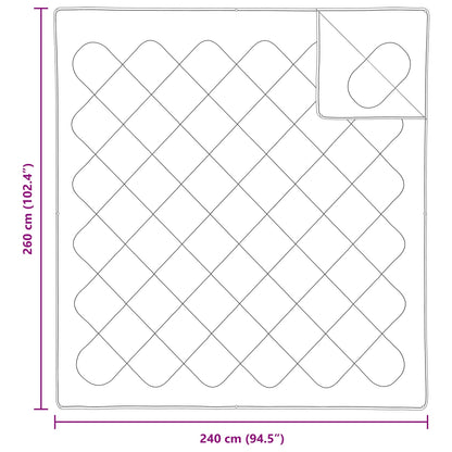 Sada Přikrývek S Polštářem 3 Pcs Bílá Mikrovlákno A Peří