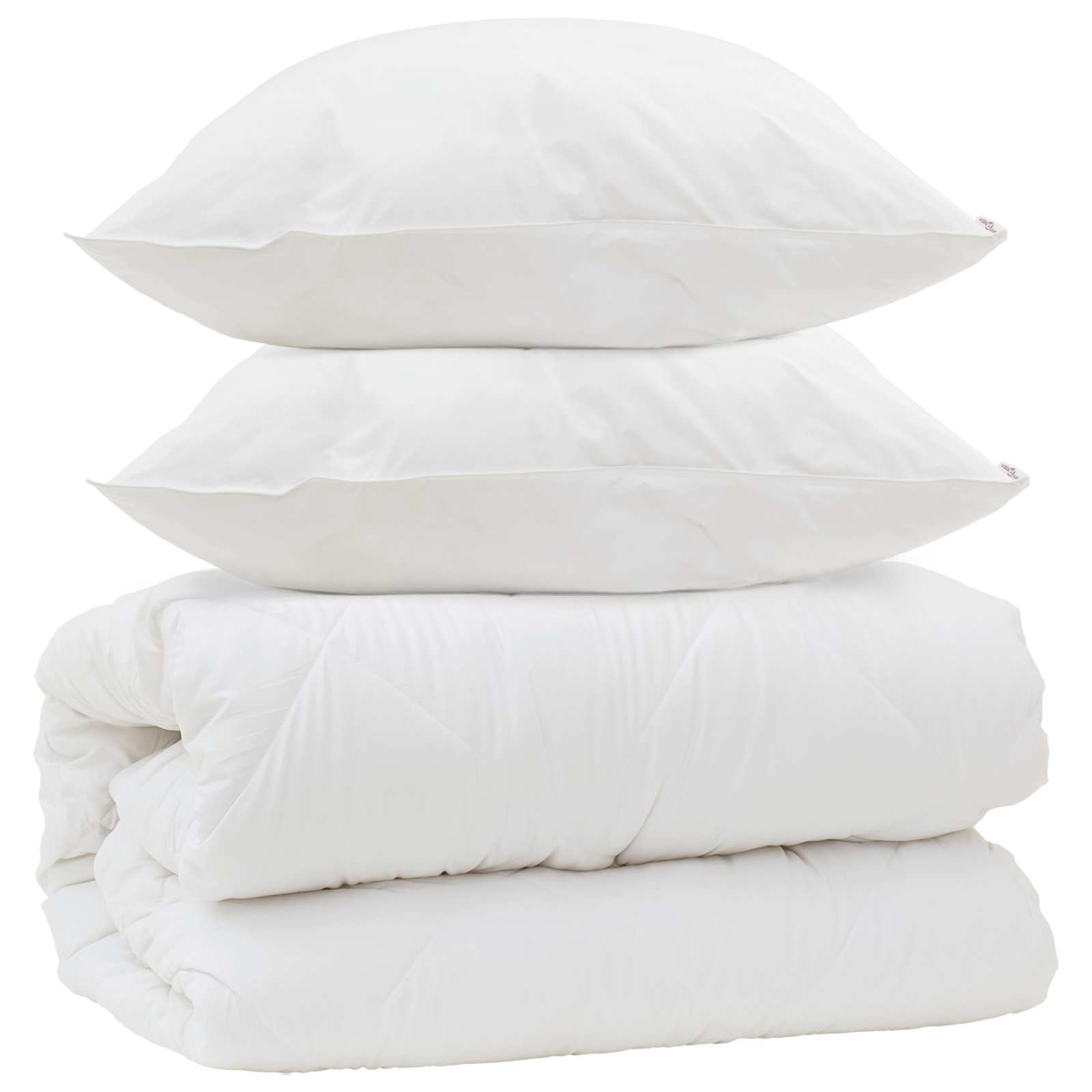 Duvet S Polštáři S Polštářem 3 Pcs Bílá Mikrovlákno