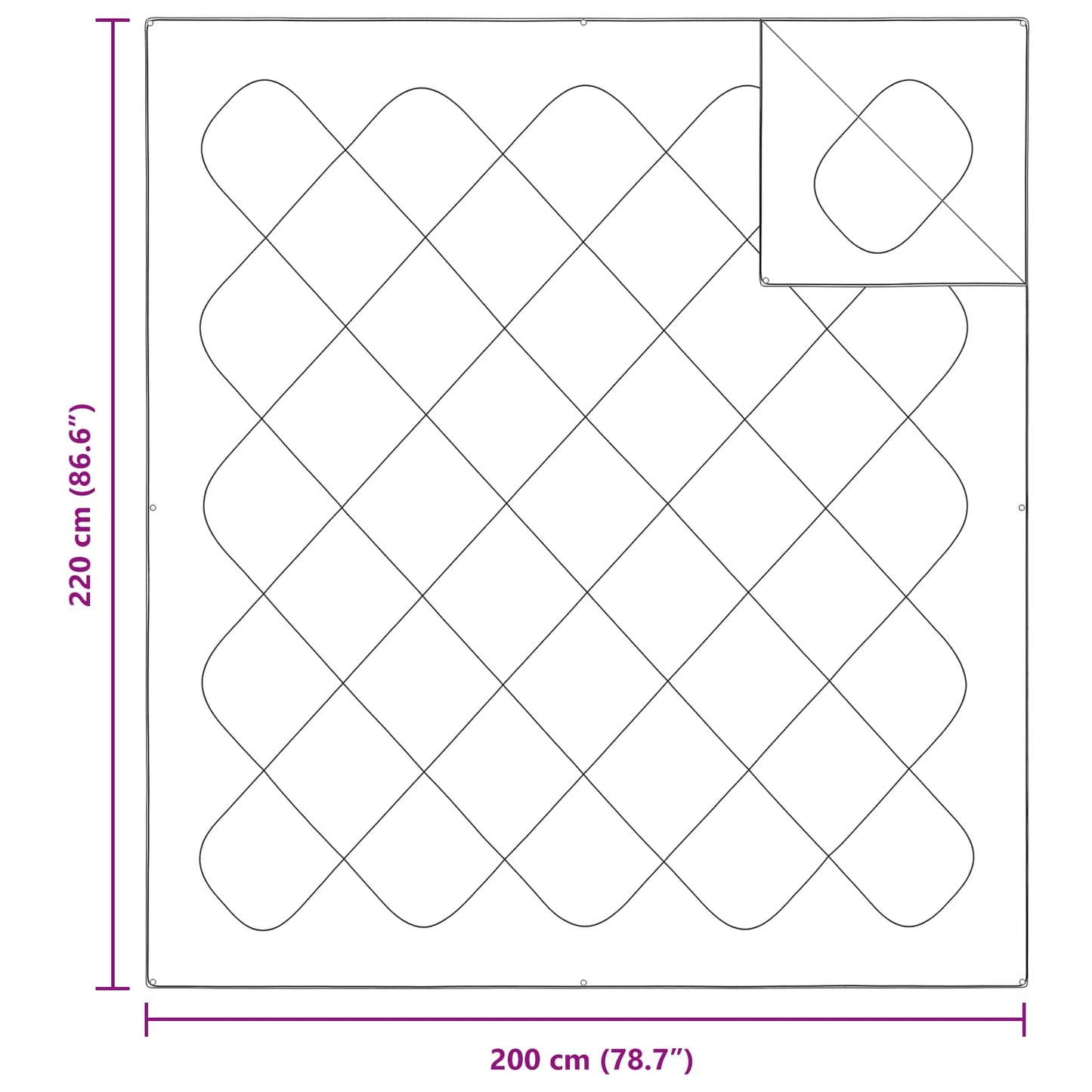 Duvet S Polštáři S Polštářem 3 Pcs Bílá Mikrovlákno