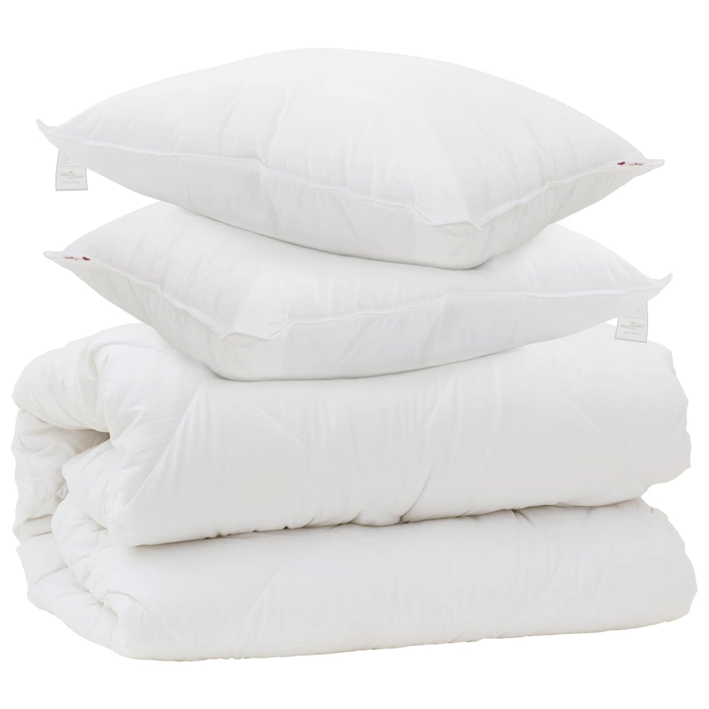 Duvet S Polštáři S Polštářem 3 Pcs Bílá Mikrovlákno