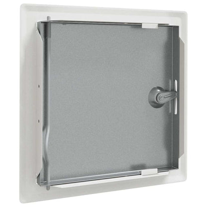 Přístupový Panel 2 Ks Bílá 23 X 23 X 3 Cm Ocel